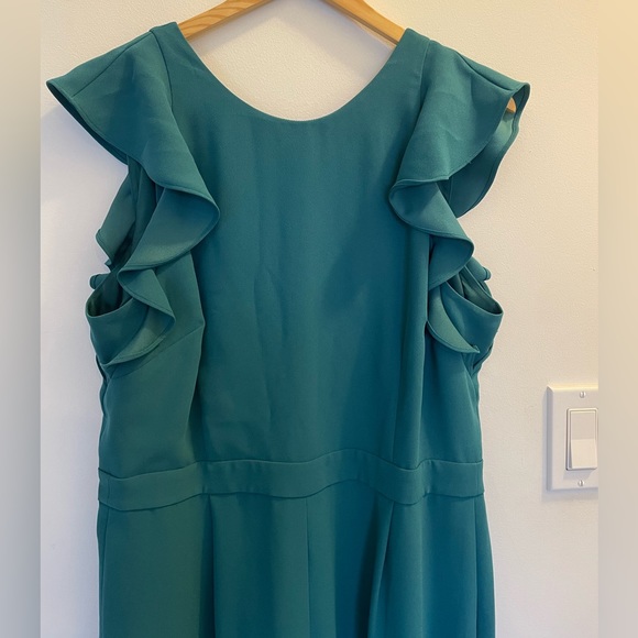 Turquoise Formal Jumpsuit - Picture 6 of 8